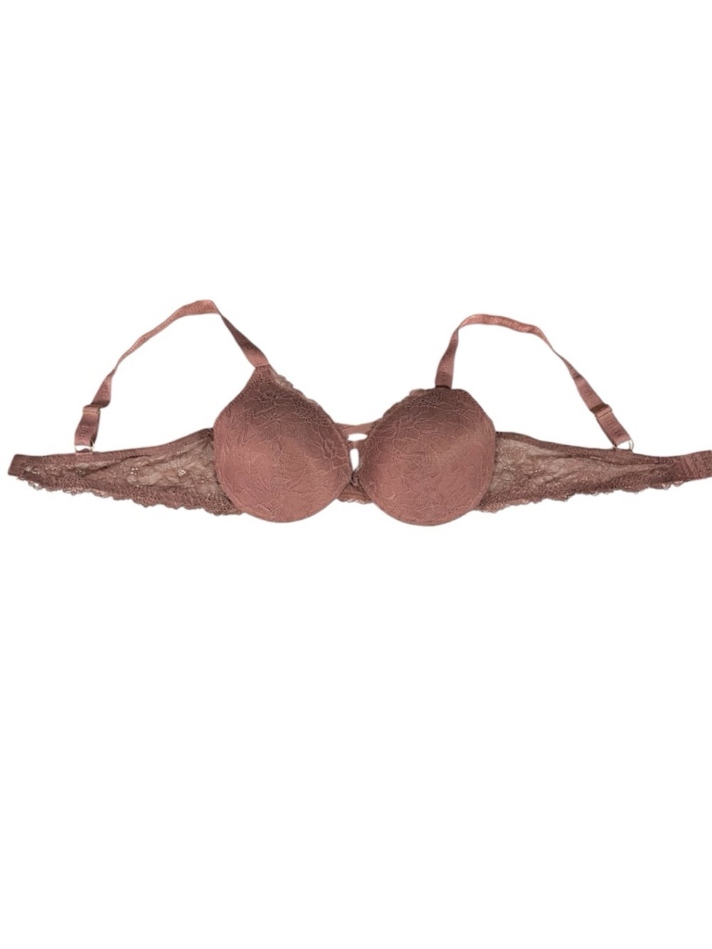 Juicy Couture Brown Lace Push-Up Bra 38C - Picture 3 of 9